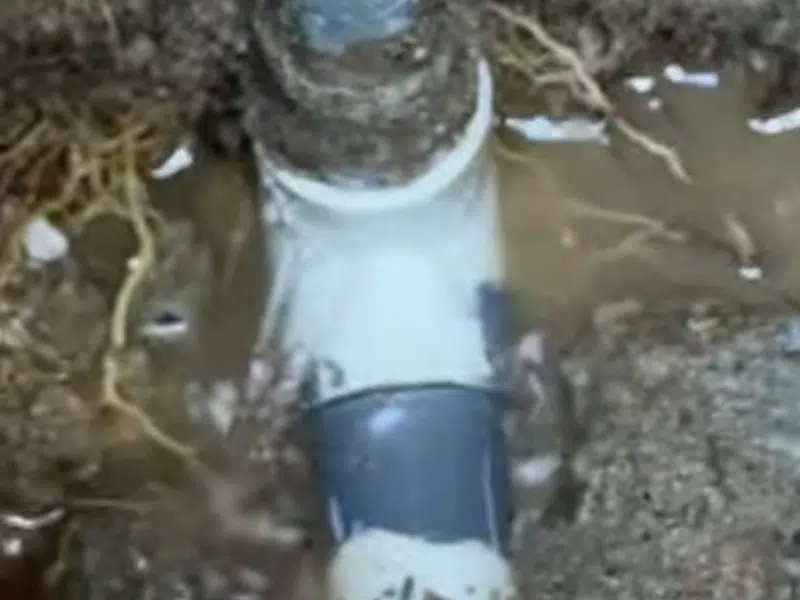 Hidden leak detection equipment and exposed pipe access for gas line in Stanton
